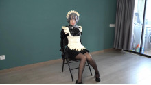 無表情のメイドオナホール